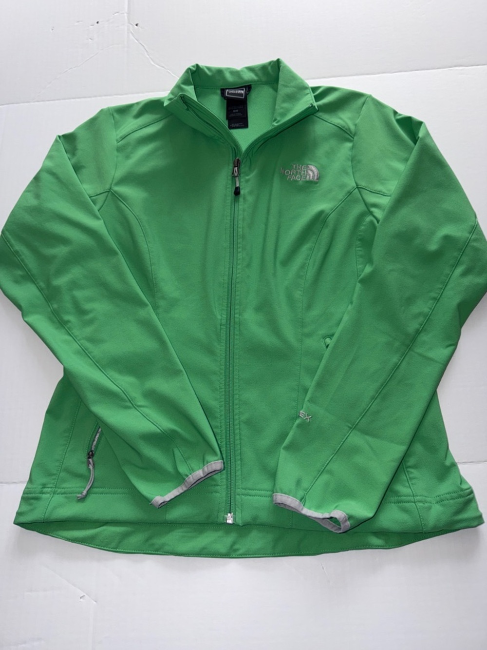 The North Face Women's Bright Green Softshell Jacket